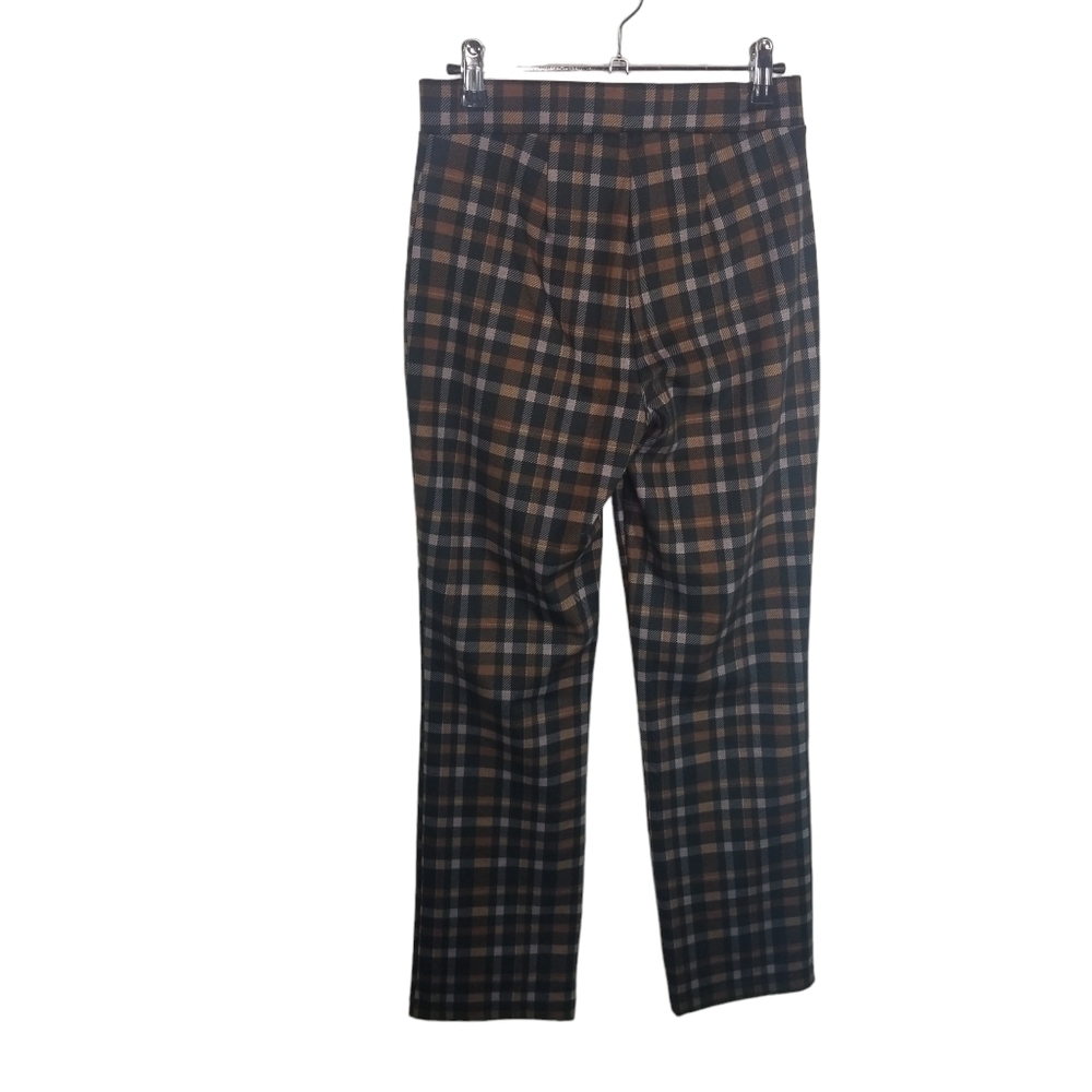 Sanctuary Carnaby kick cropped plaid womens trousers pants